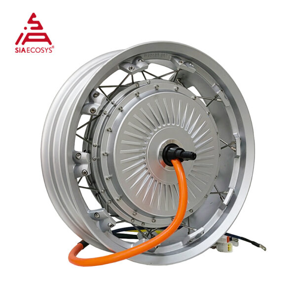 New SiAECOSYS QSMOTOR 273 8000W V3 72V With 174 5 Inch Moped Wheel Rim